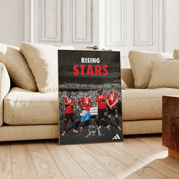 Manchester United "Rising Stars" Poster