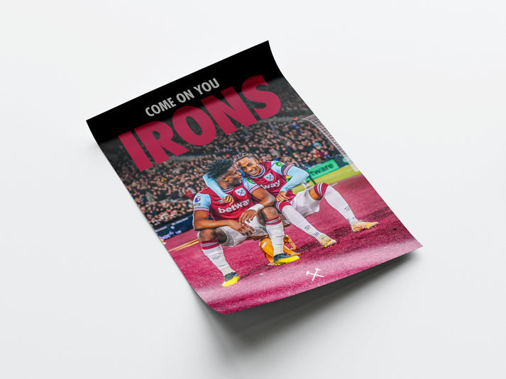 West Ham "The Irons" Poster