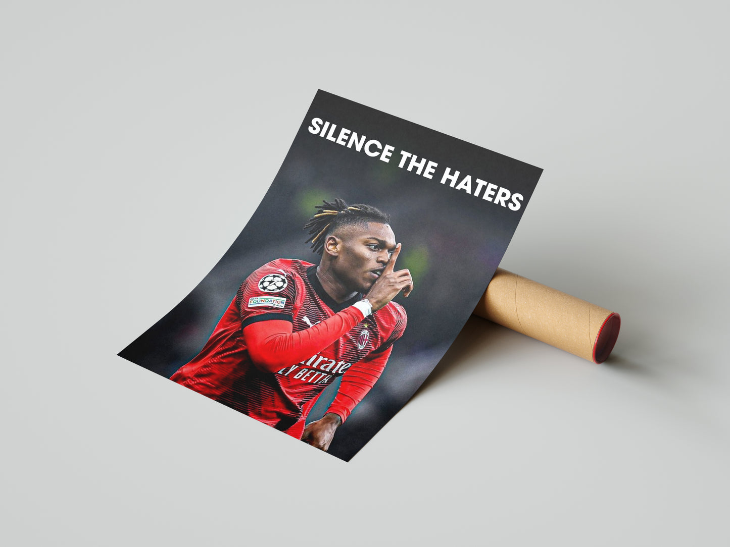 Rafael Leao "Silence The Haters" Poster