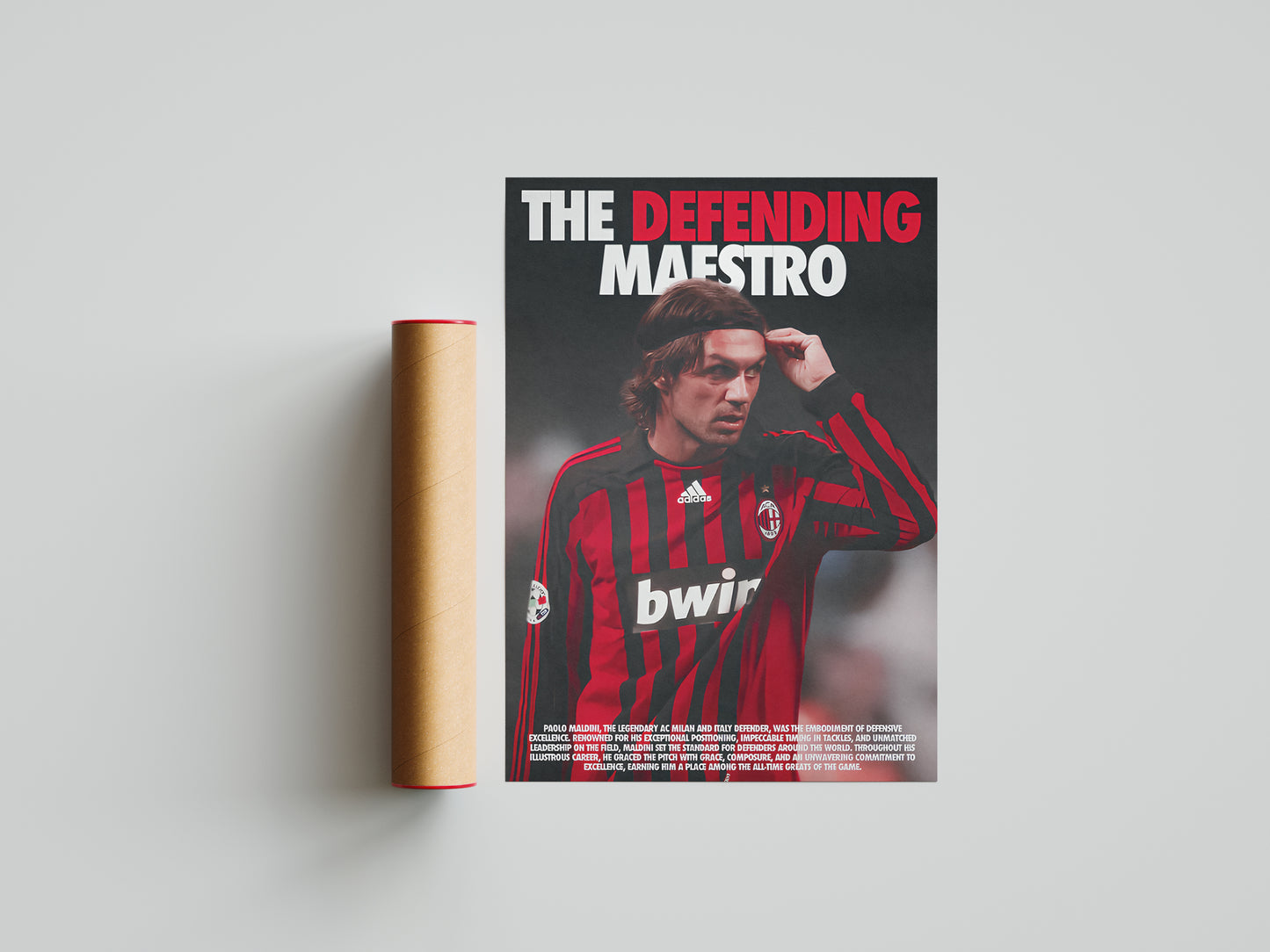 Paolo Maldini Poster