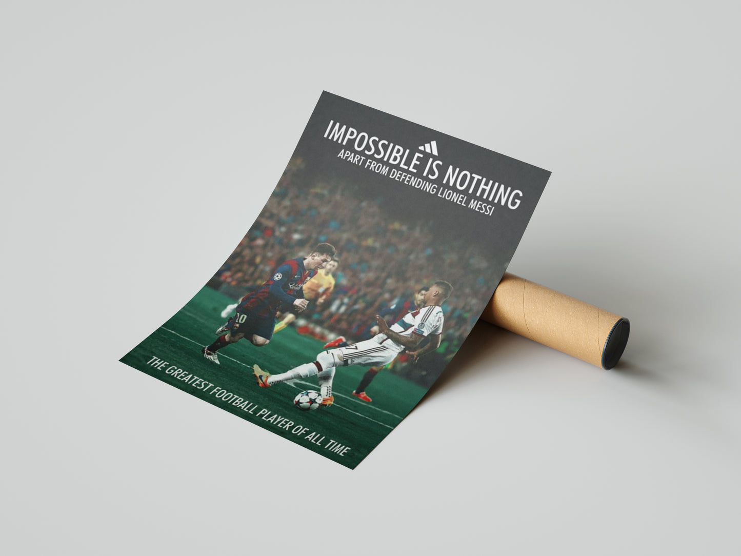 Lionel Messi "Impossible Is Nothing" Poster