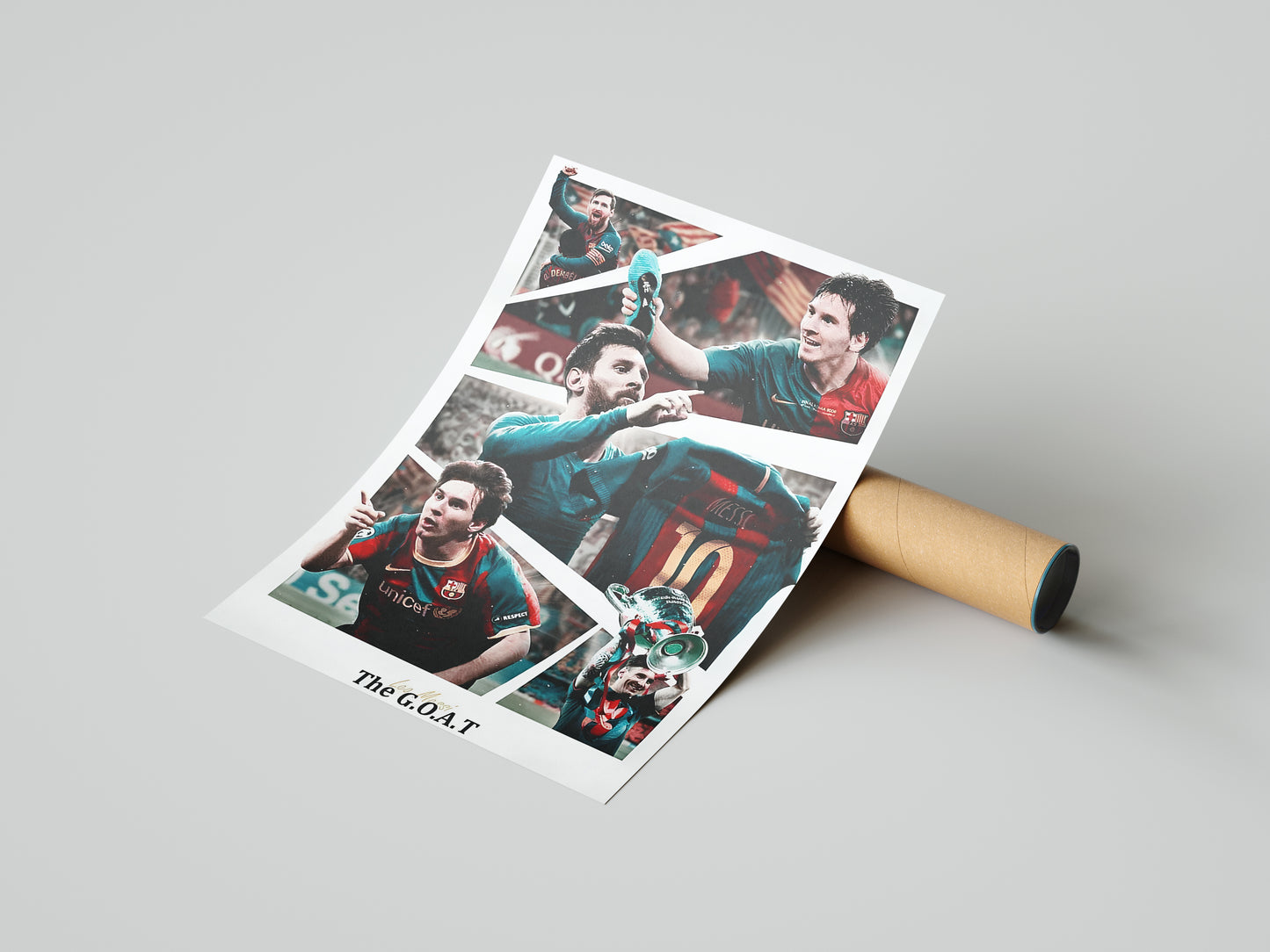 Lionel Messi "Over The Years" Poster