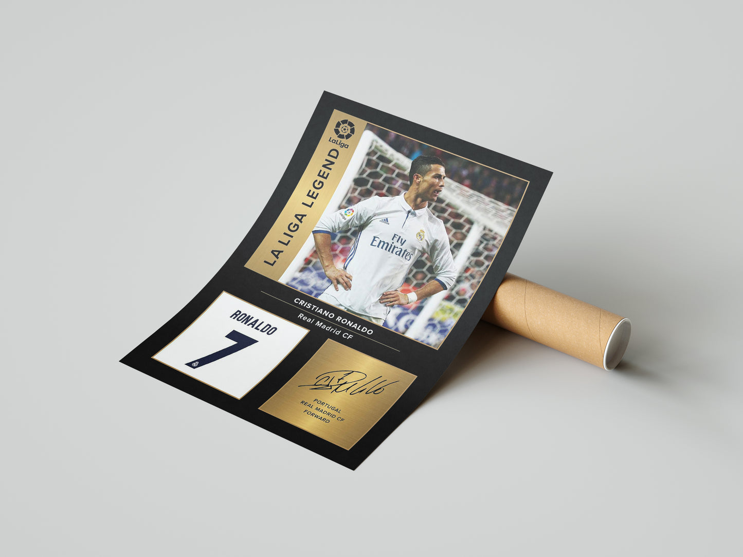 Cristiano Ronaldo Signature Poster