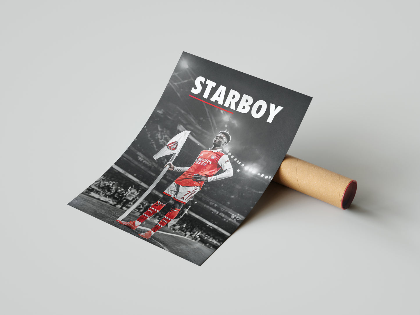 Bukayo Saka "Starboy" Poster