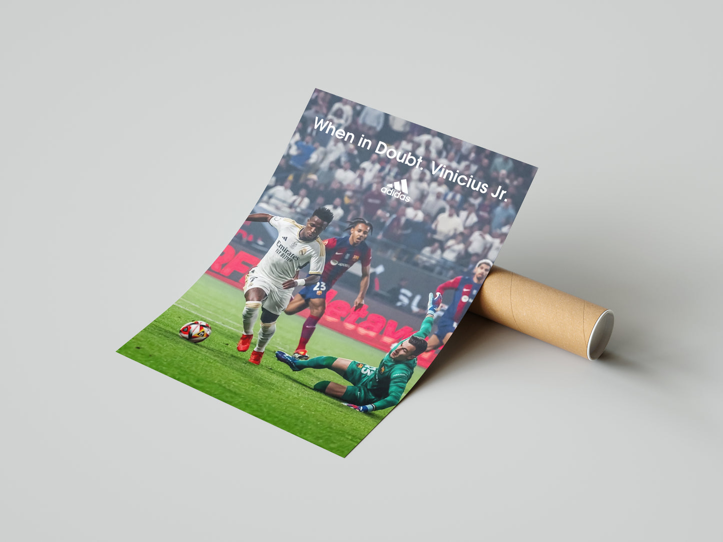 Vinicius Junior "When In Doubt" Poster