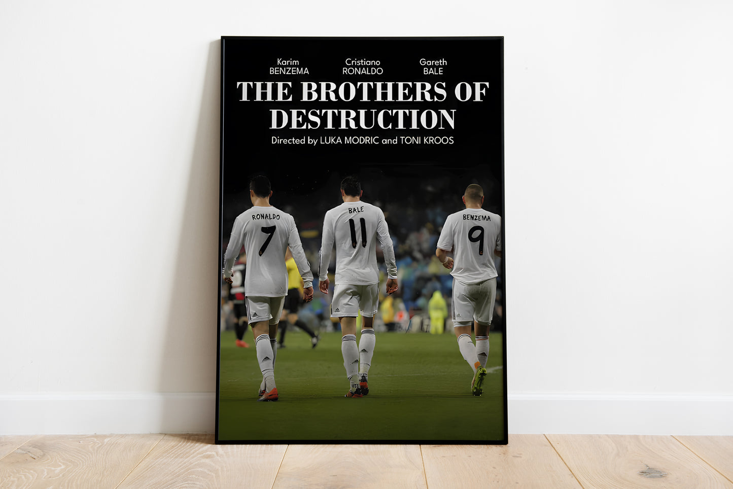 Bale, Benzema & Cristiano Poster
