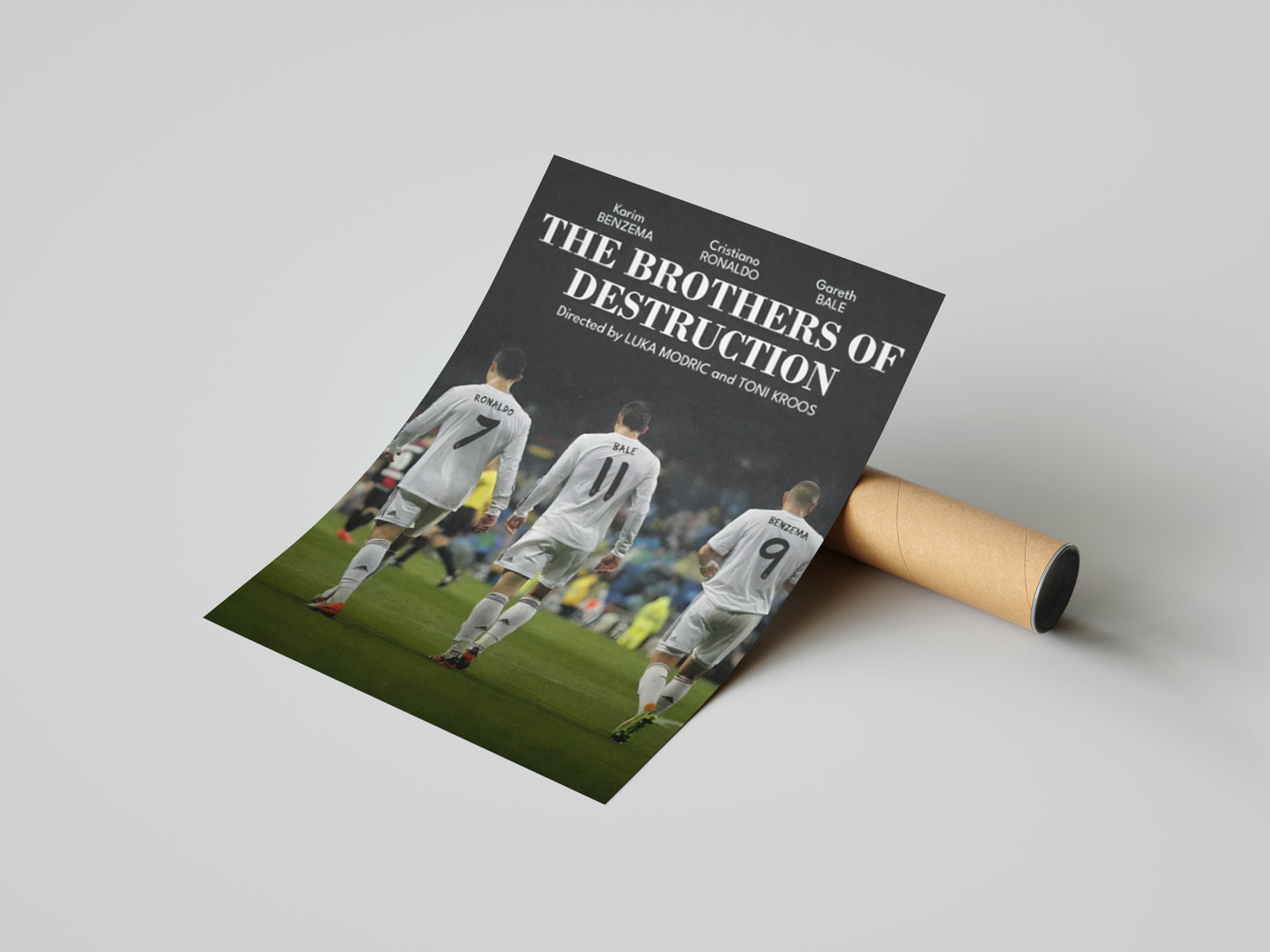 Bale, Benzema & Cristiano Poster