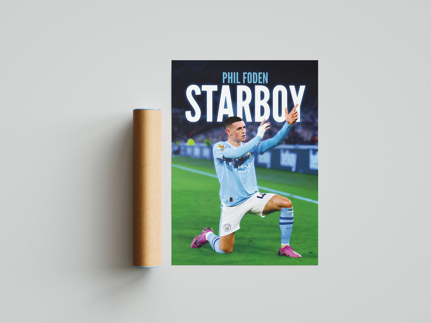 Phil Foden "Starboy" Poster