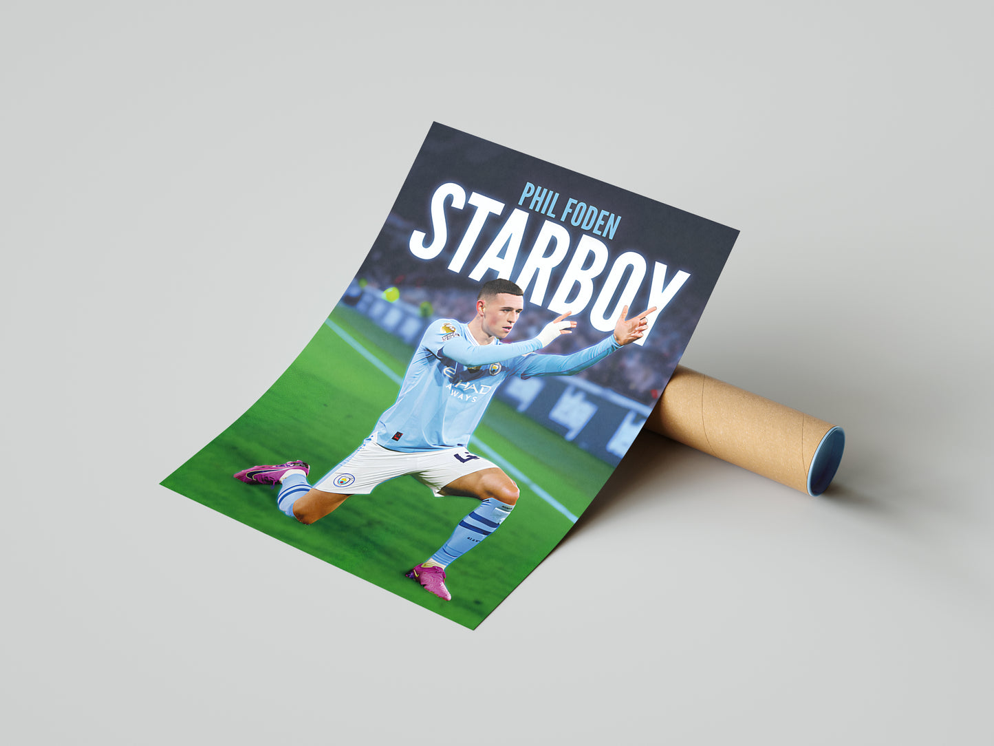 Phil Foden "Starboy" Poster