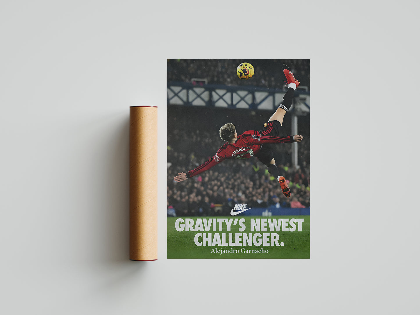 Alejandro Garnacho "Gravity" Poster