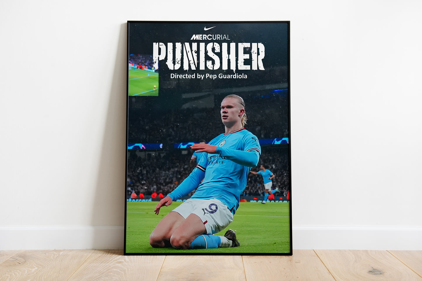 Erling Haaland "Punisher" Poster