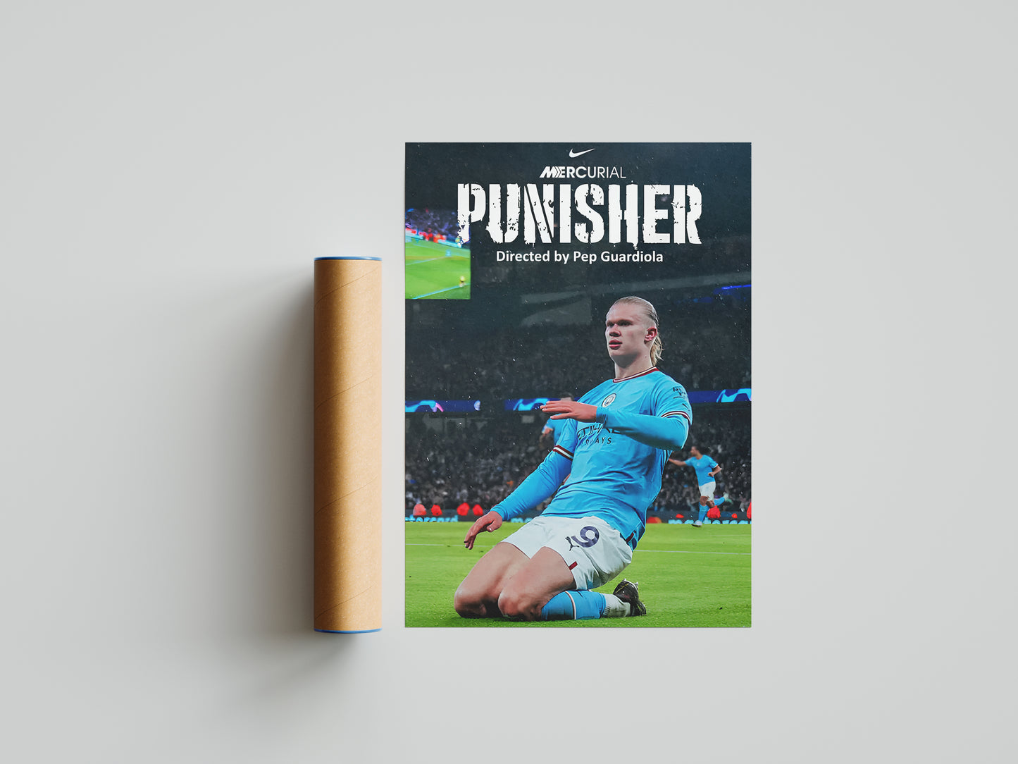 Erling Haaland "Punisher" Poster