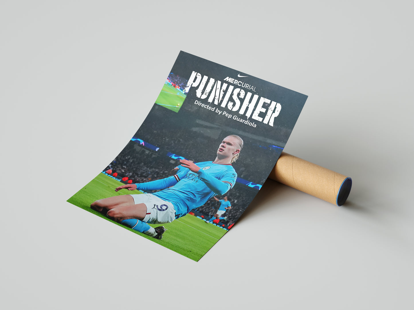 Erling Haaland "Punisher" Poster