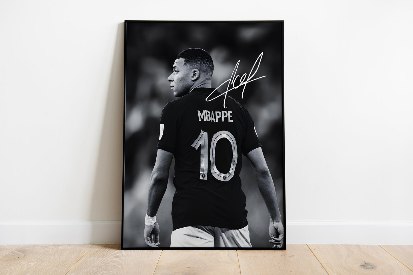 Kylian Mbappe Signature Poster