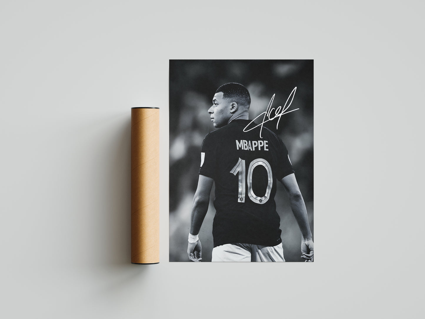 Kylian Mbappe Signature Poster