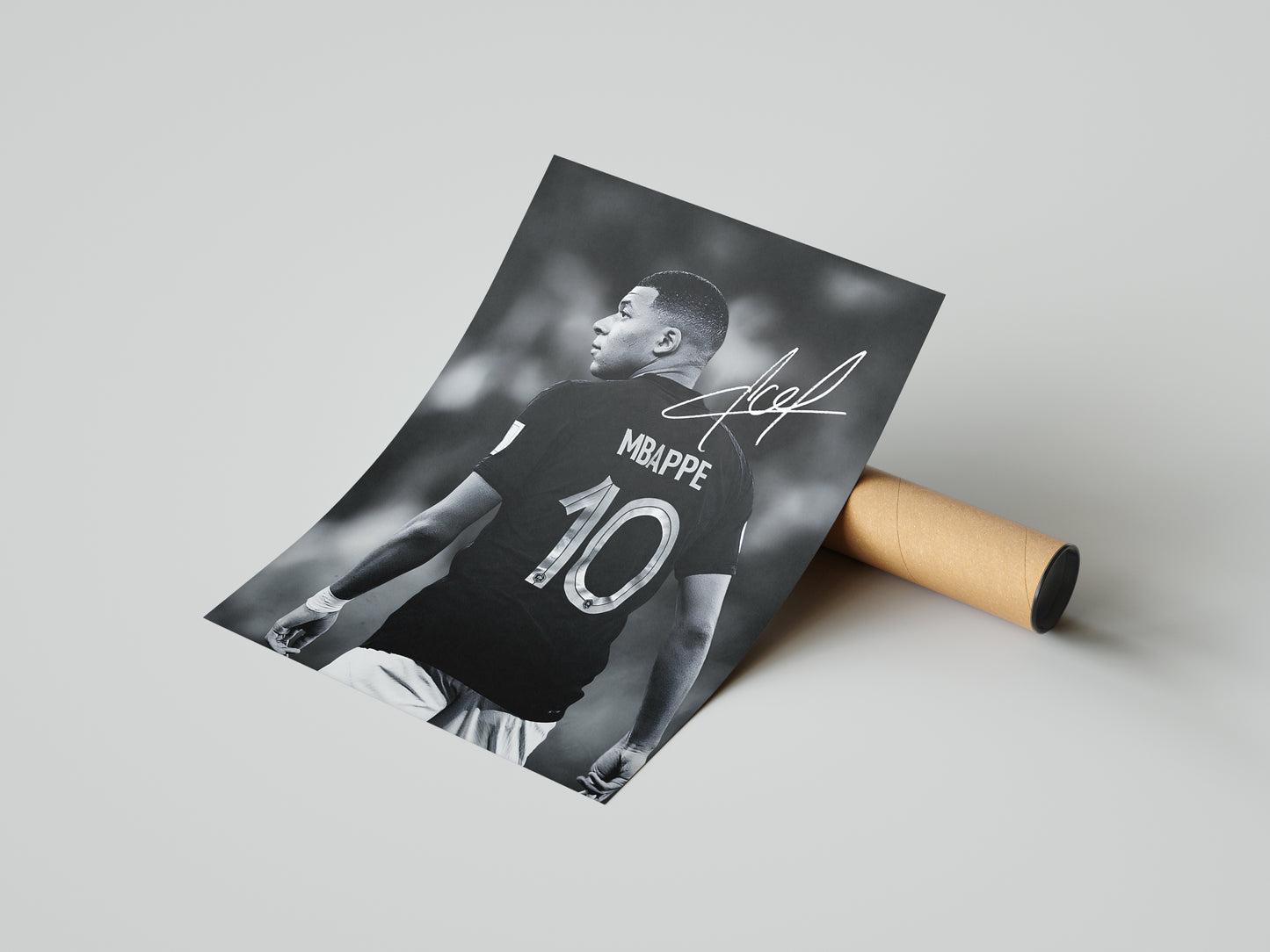 Kylian Mbappe Signature Poster