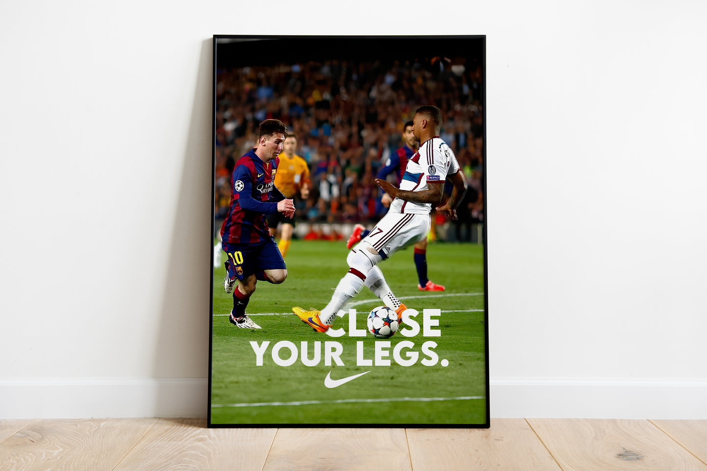 Lionel Messi "Close Your Legs" Poster