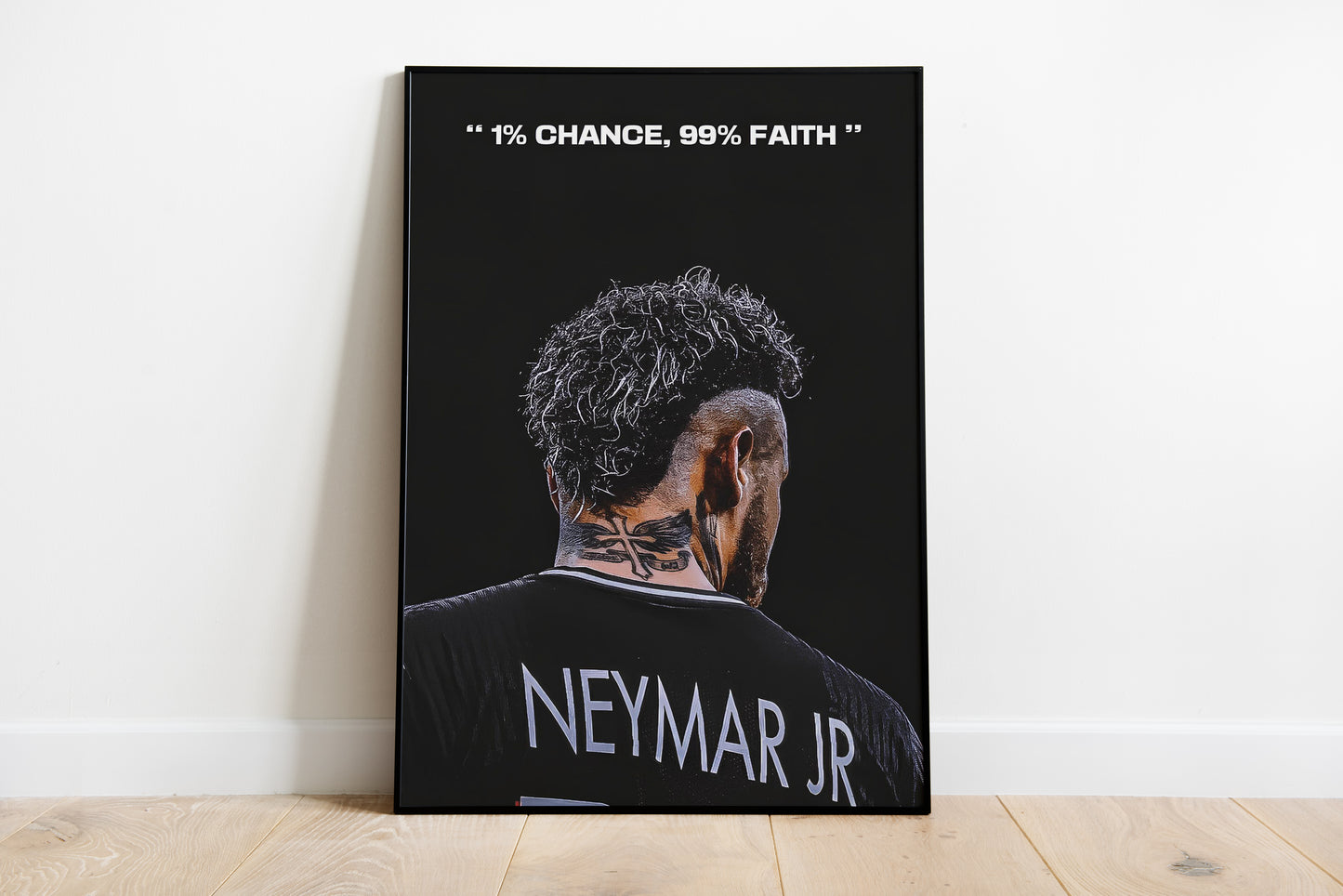 Neymar Jr "Faith" Poster