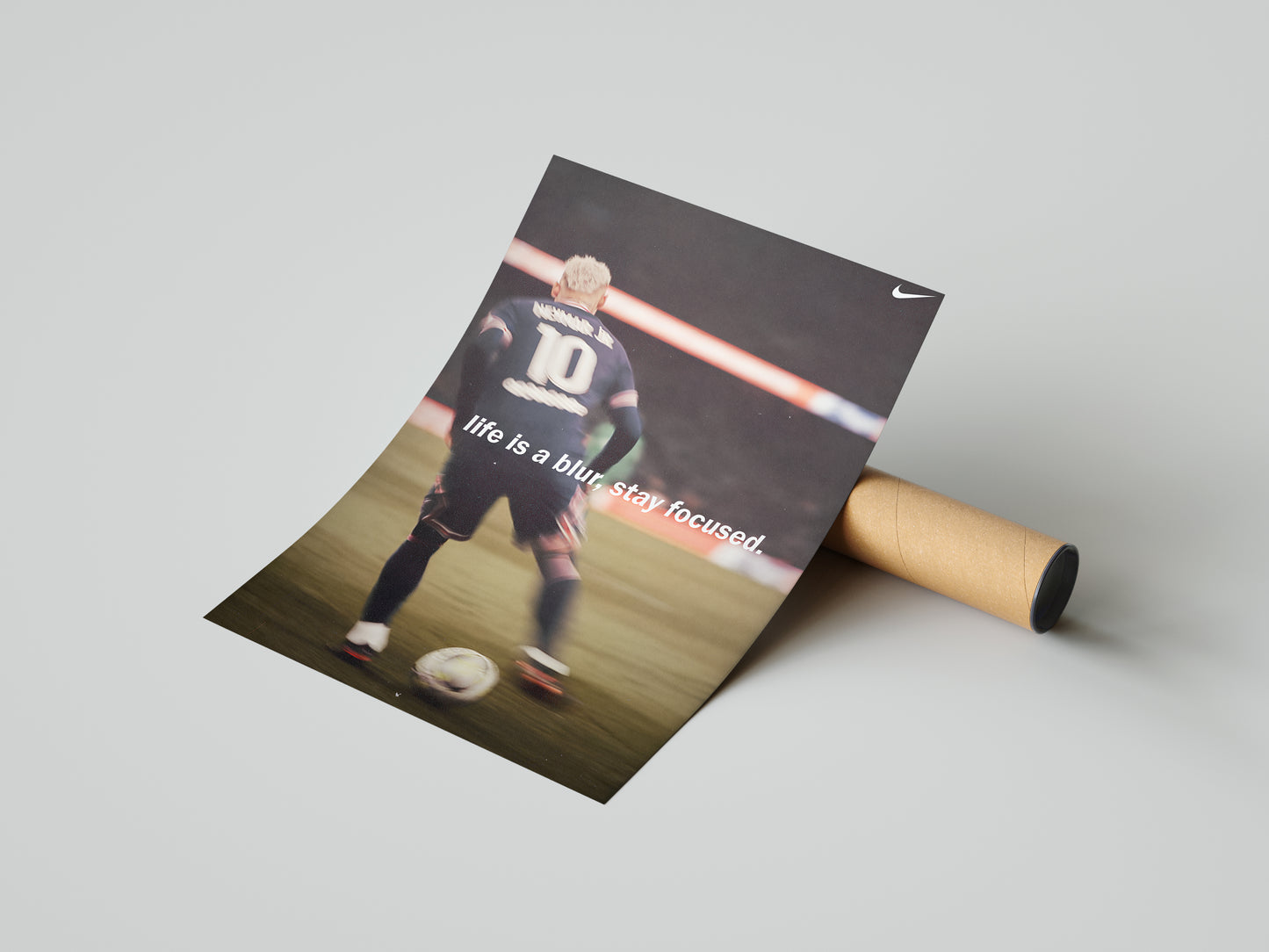 Neymar "Life Is A Blur" Poster