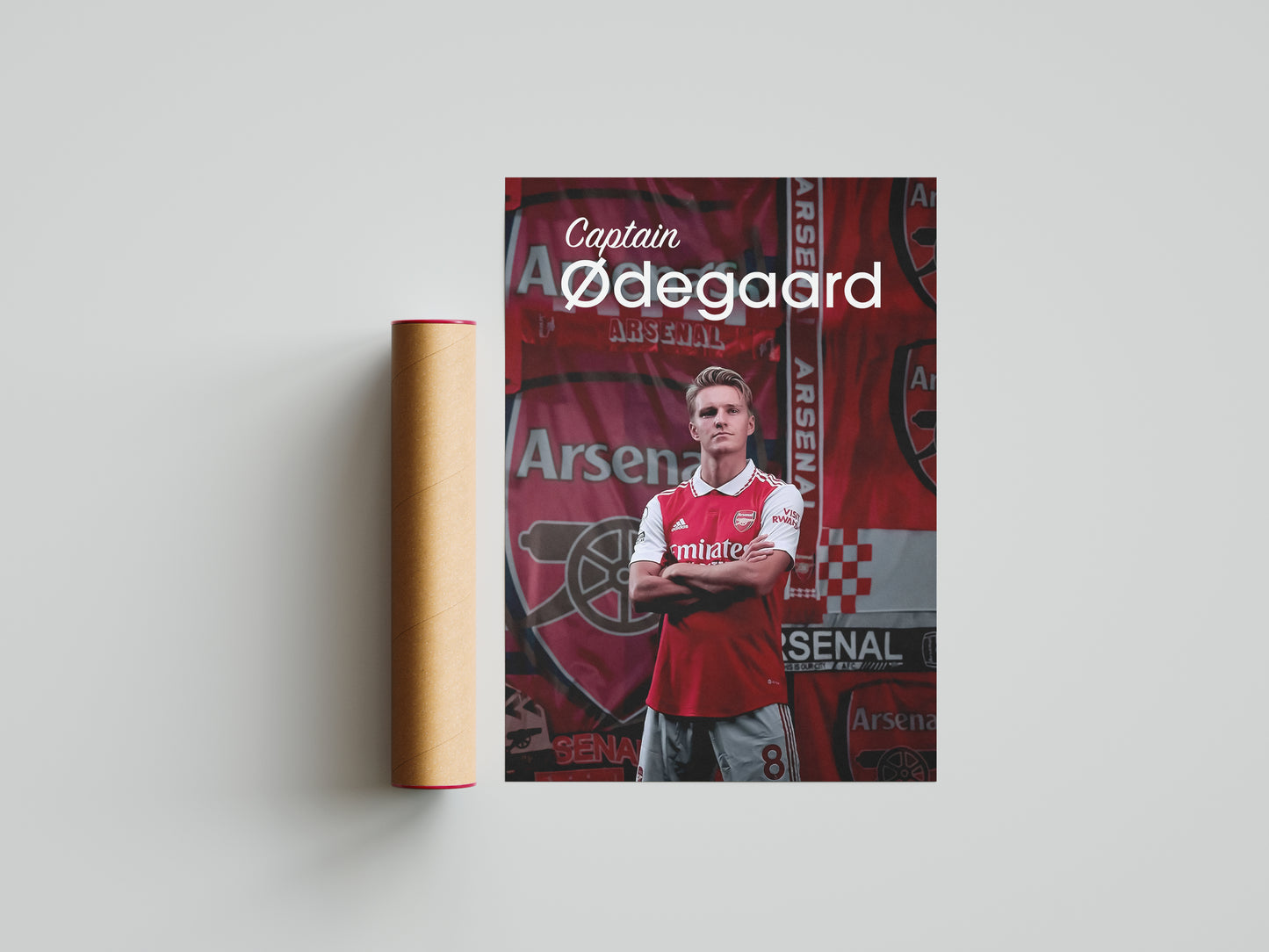 Martin Odegaard "Captain" Poster