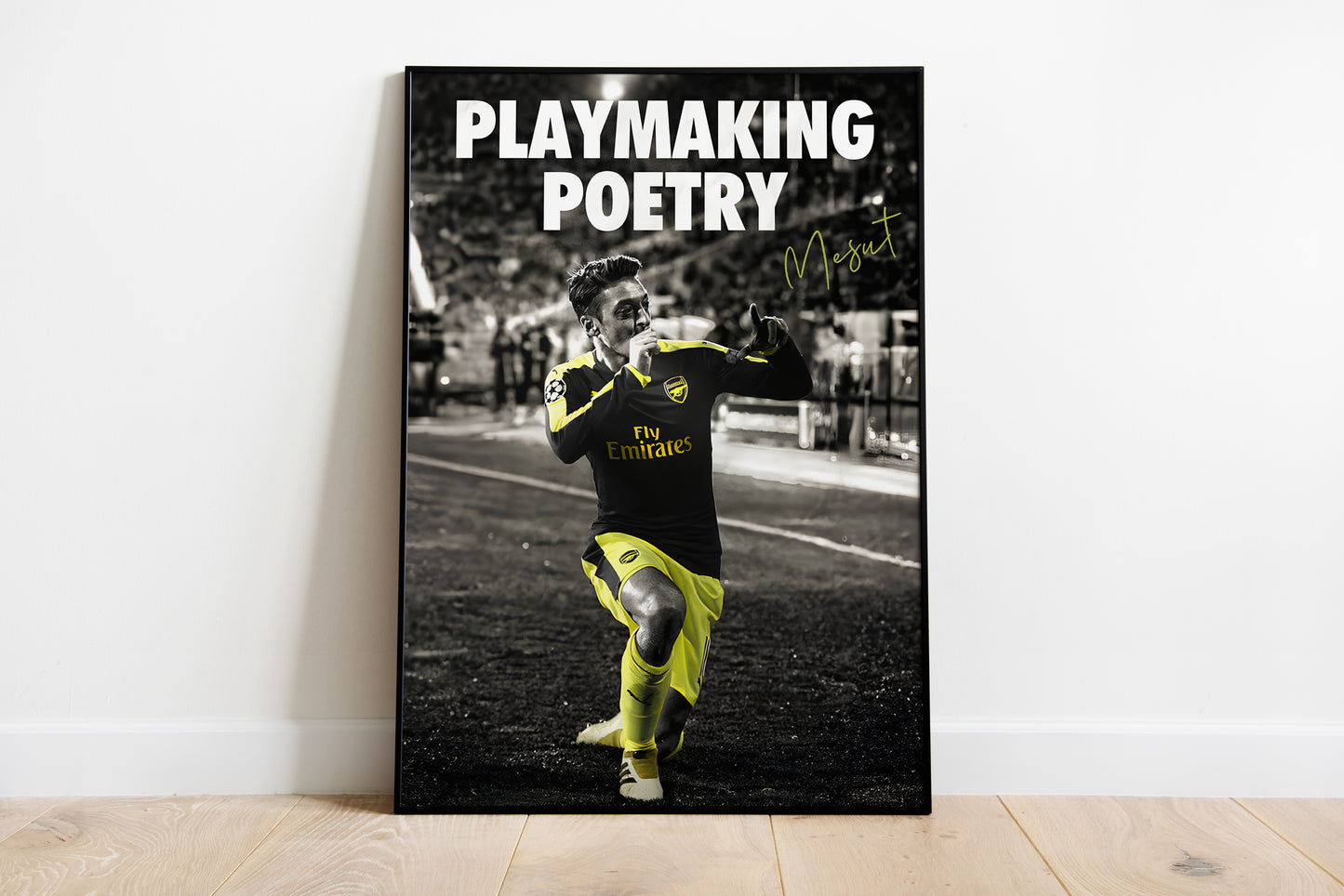 Ozil "Playmaking Poetry" Poster