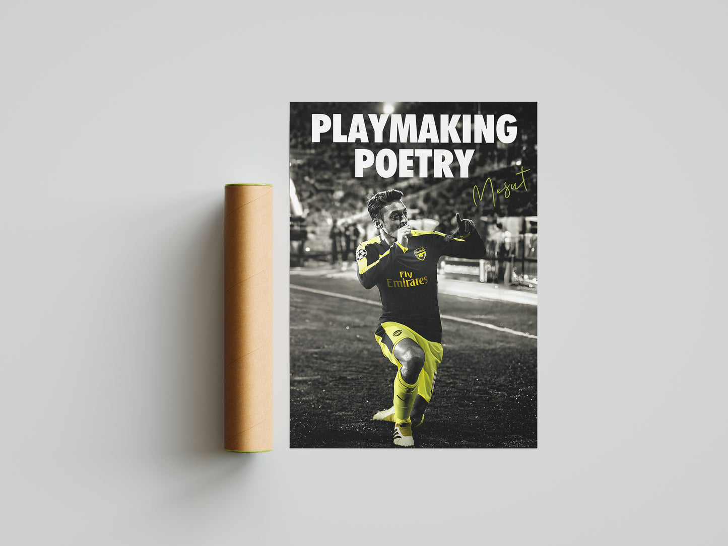 Ozil "Playmaking Poetry" Poster