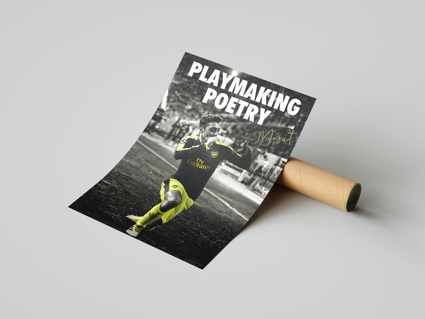 Ozil "Playmaking Poetry" Poster