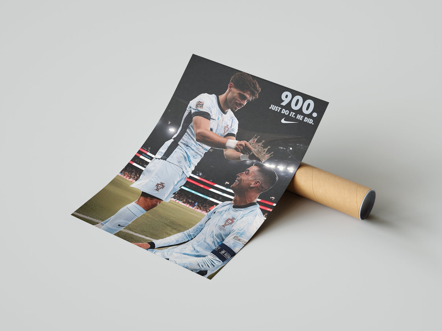 Cristiano Ronaldo "900 Goals" Poster