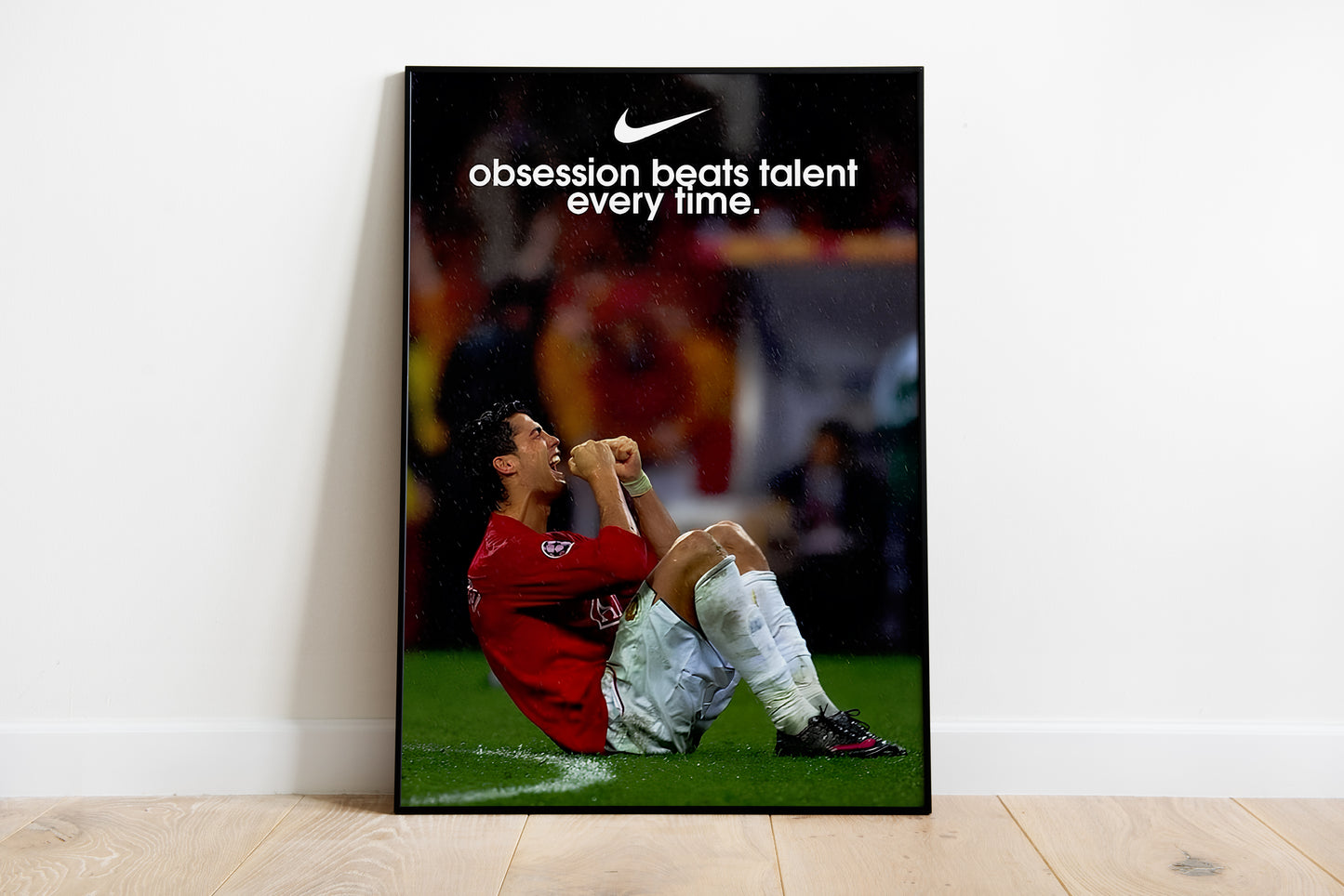 Cristiano Ronaldo "Obsession Beats Talent" Poster