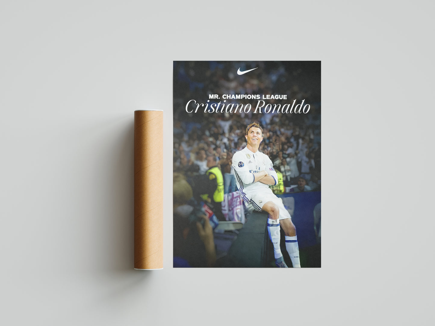 Cristiano Ronaldo "Mr Champions League" Poster