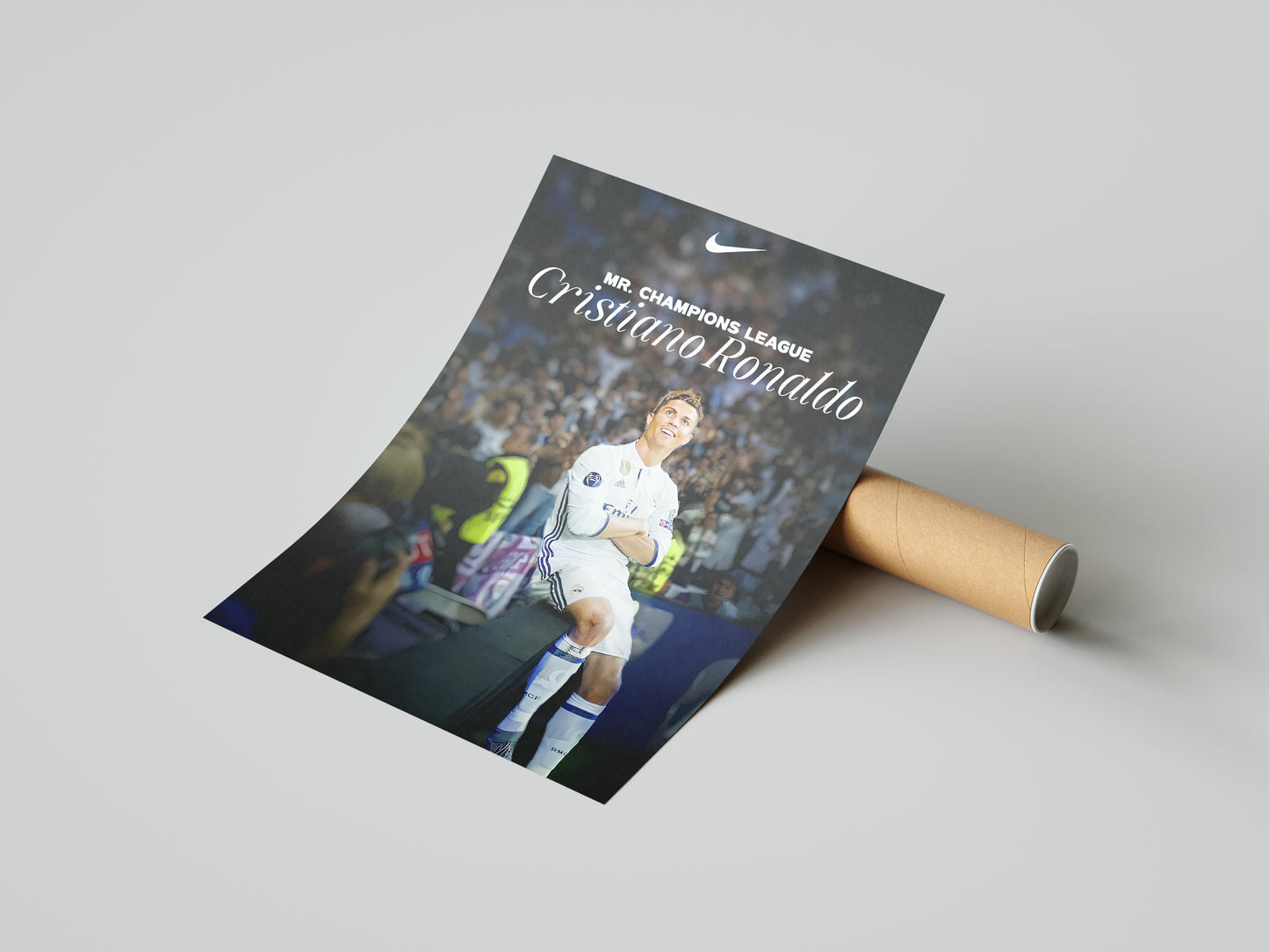 Cristiano Ronaldo "Mr Champions League" Poster