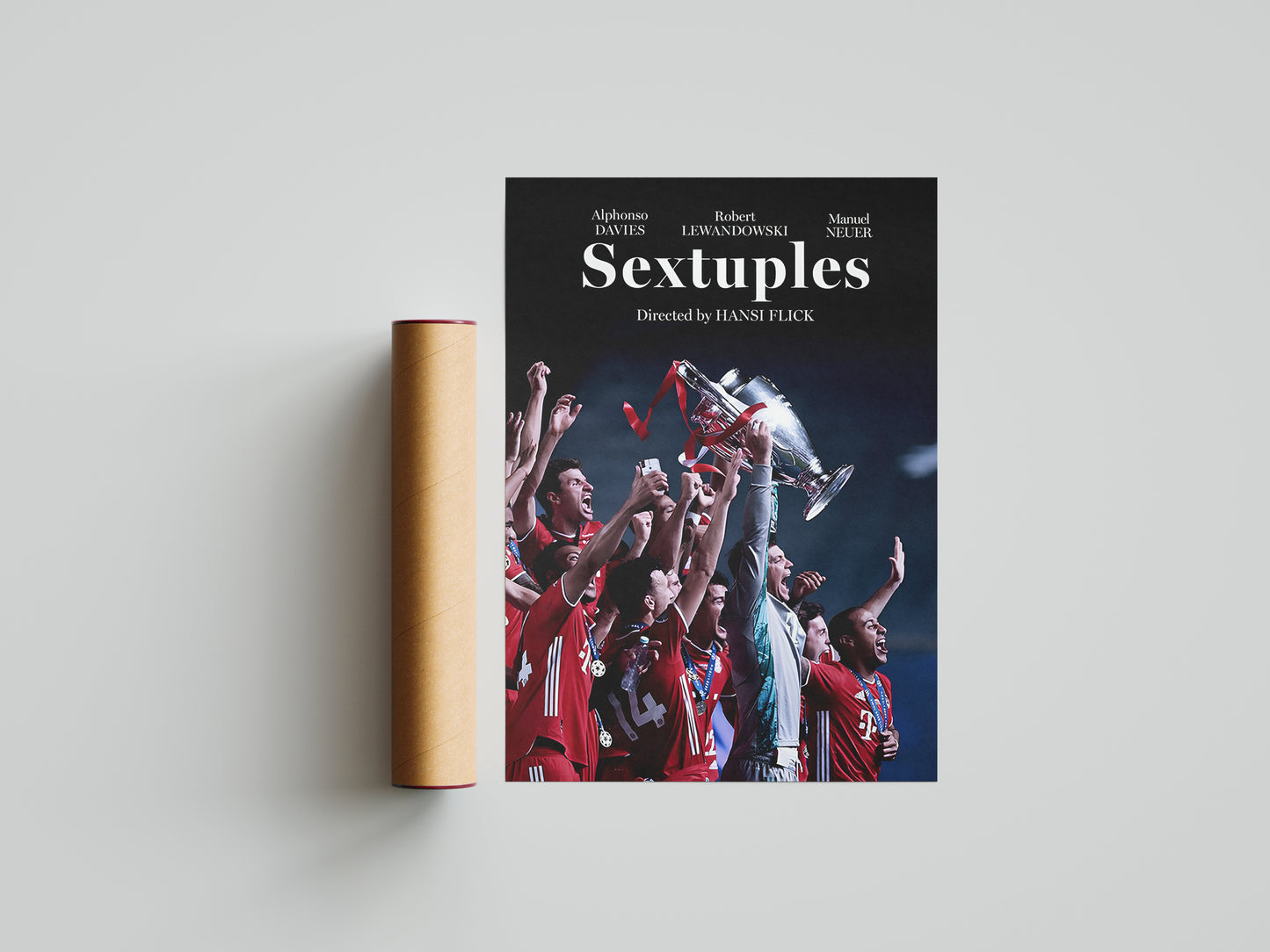 Bayern Munich "Sextuples" Poster