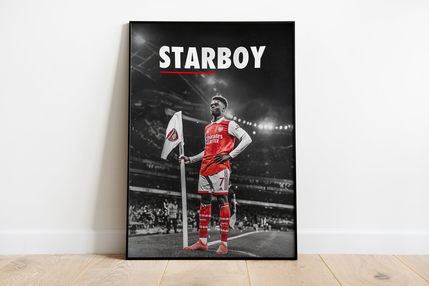 Bukayo Saka "Starboy" Poster