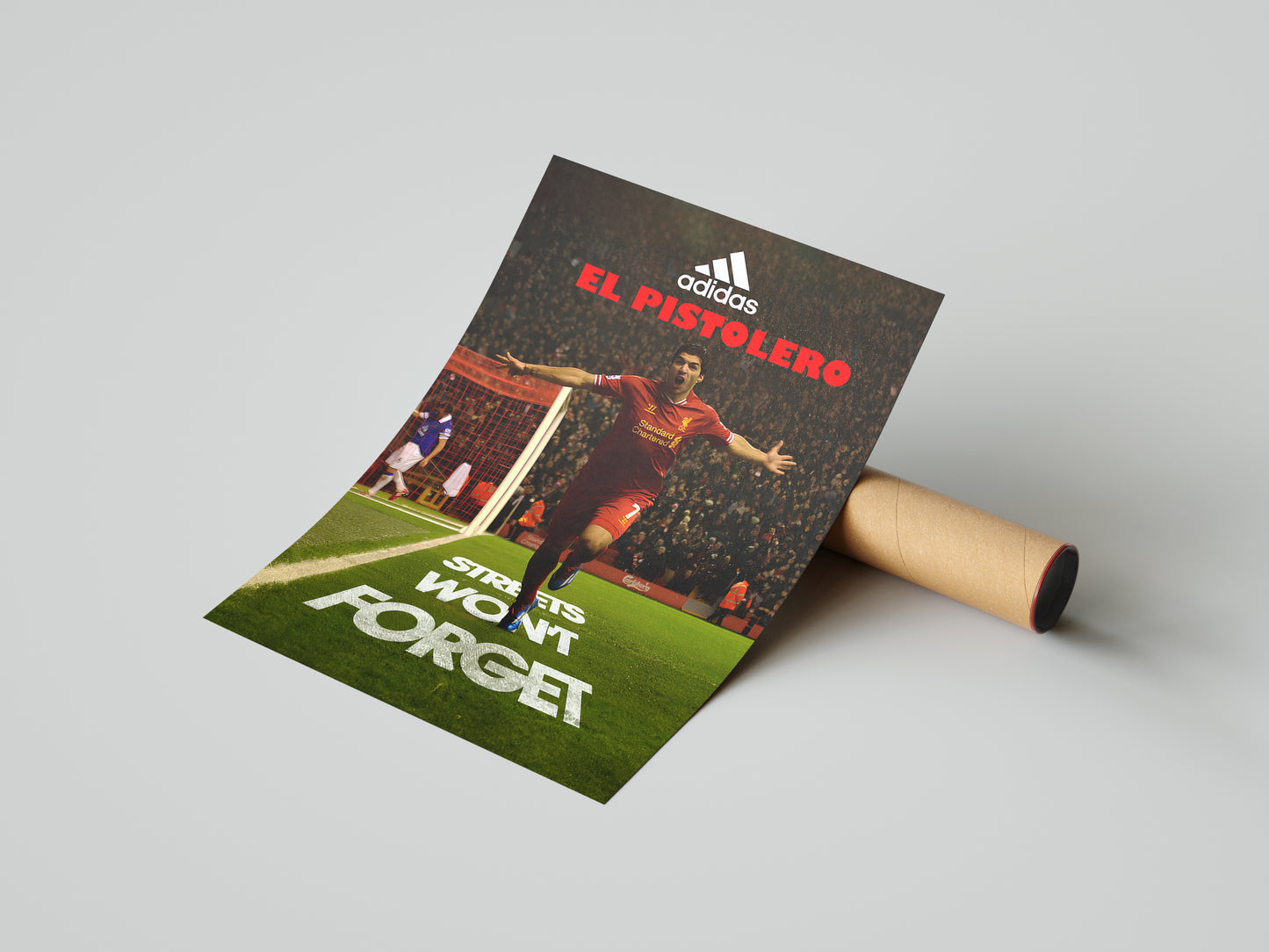 Luis Suarez "Streets Won't Forget" Poster