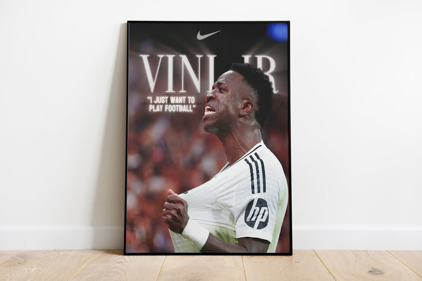 Vinicius Junior "I Just Want To Play Football" Poster