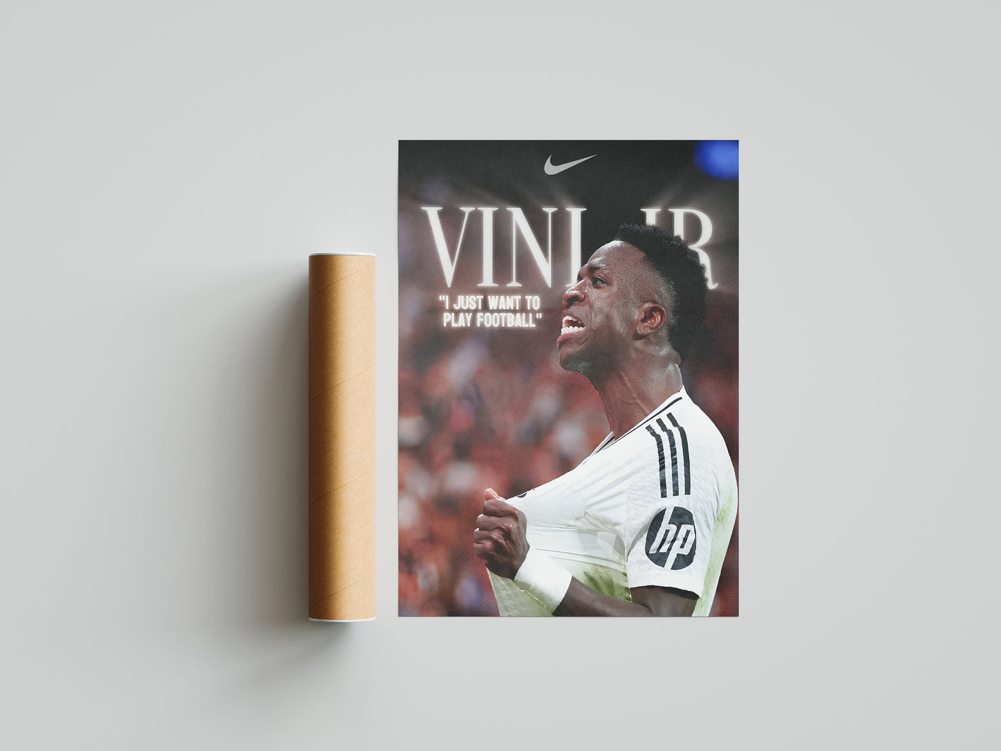 Vinicius Junior "I Just Want To Play Football" Poster