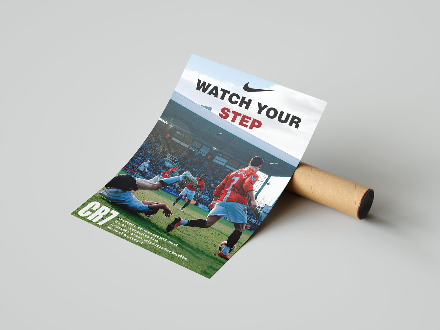 Cristiano Ronaldo "Watch Your Step" Poster