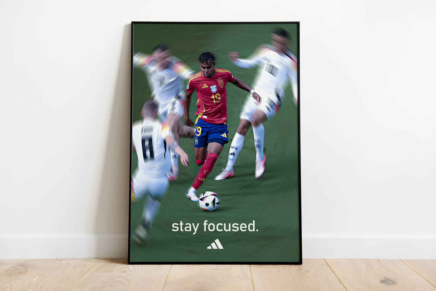 Lamine Yamal "Stay Focused" Poster