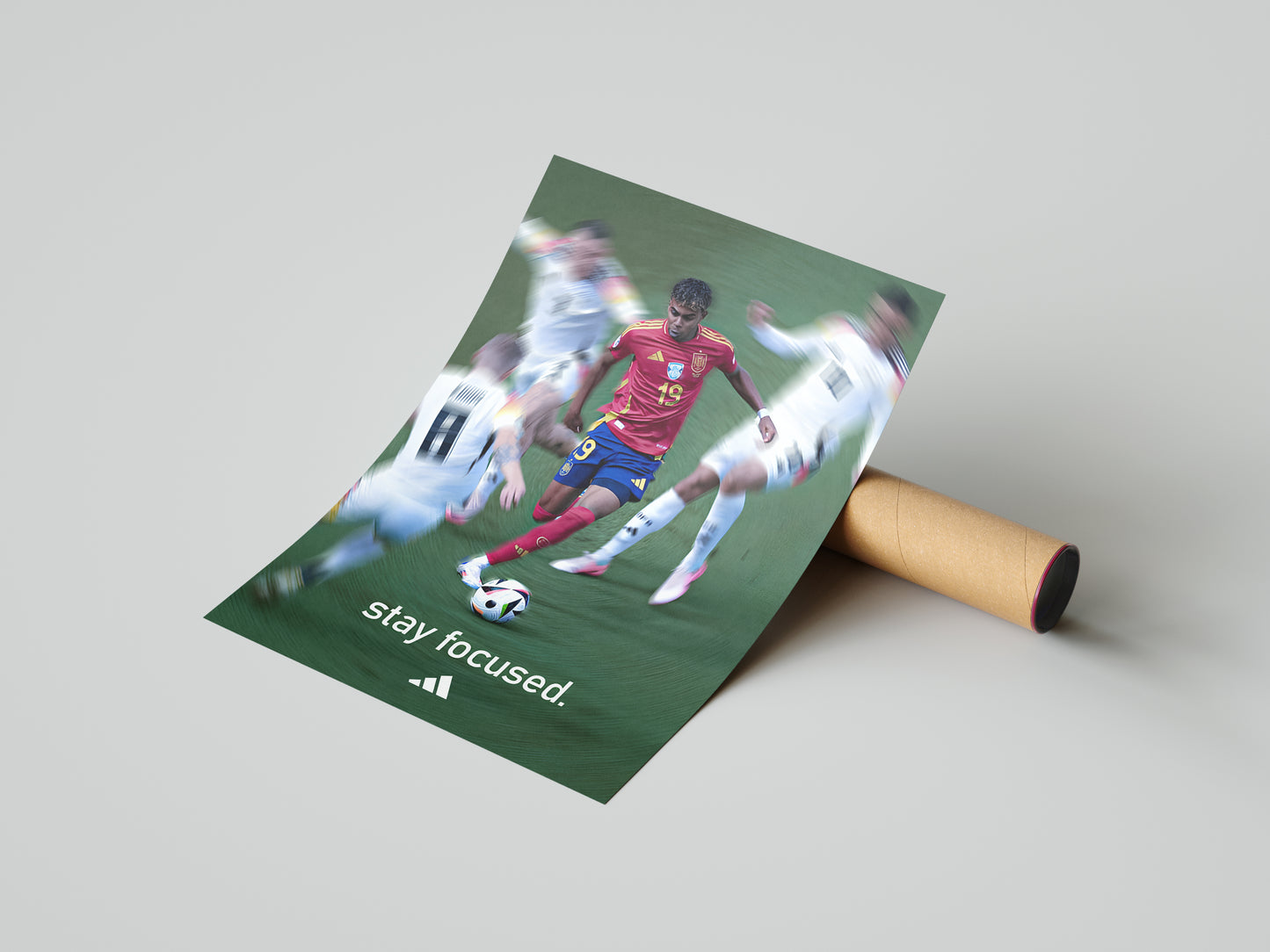 Lamine Yamal "Stay Focused" Poster