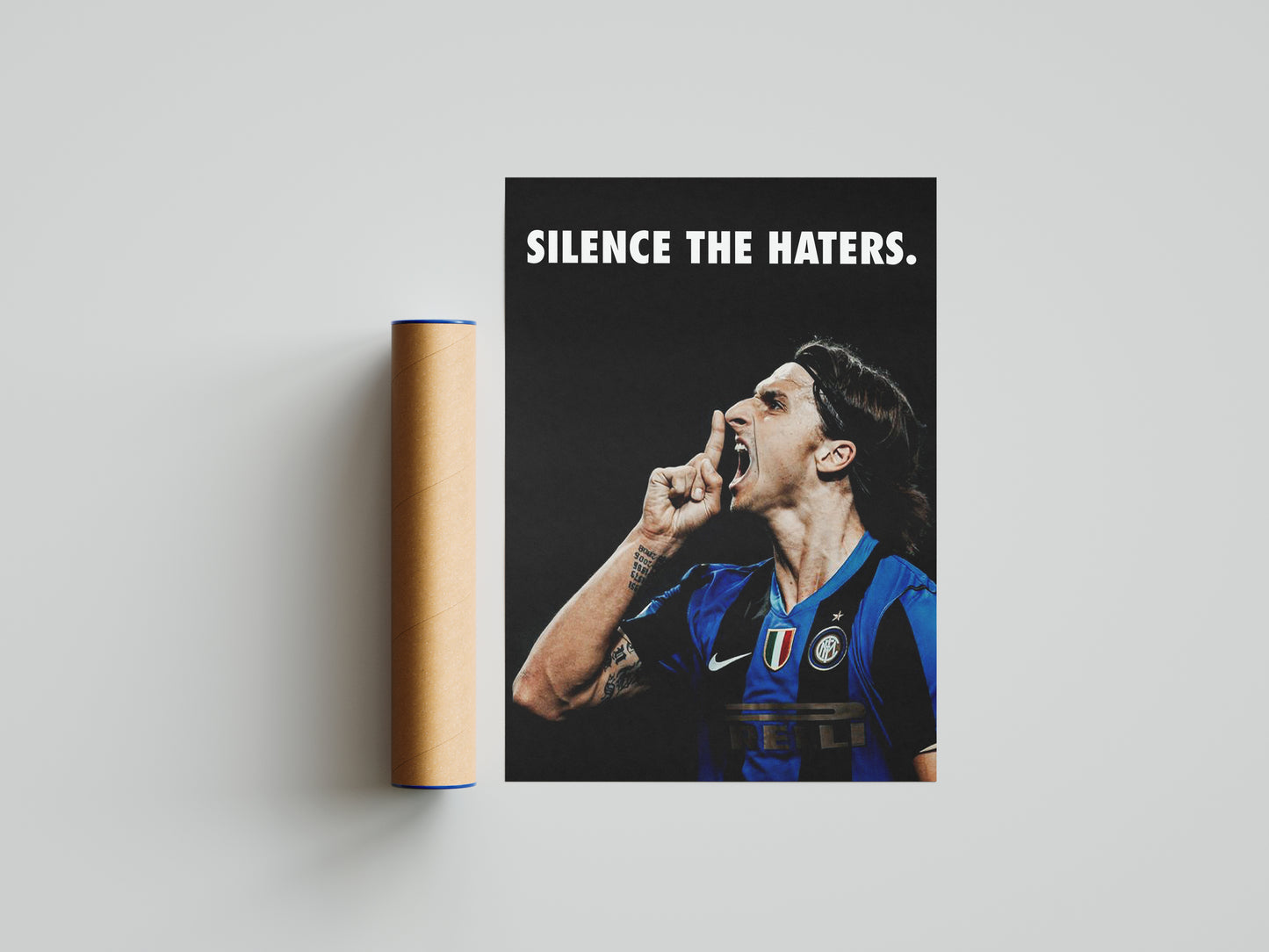 Zlatan Ibrahimovic "Silence The Haters" Poster