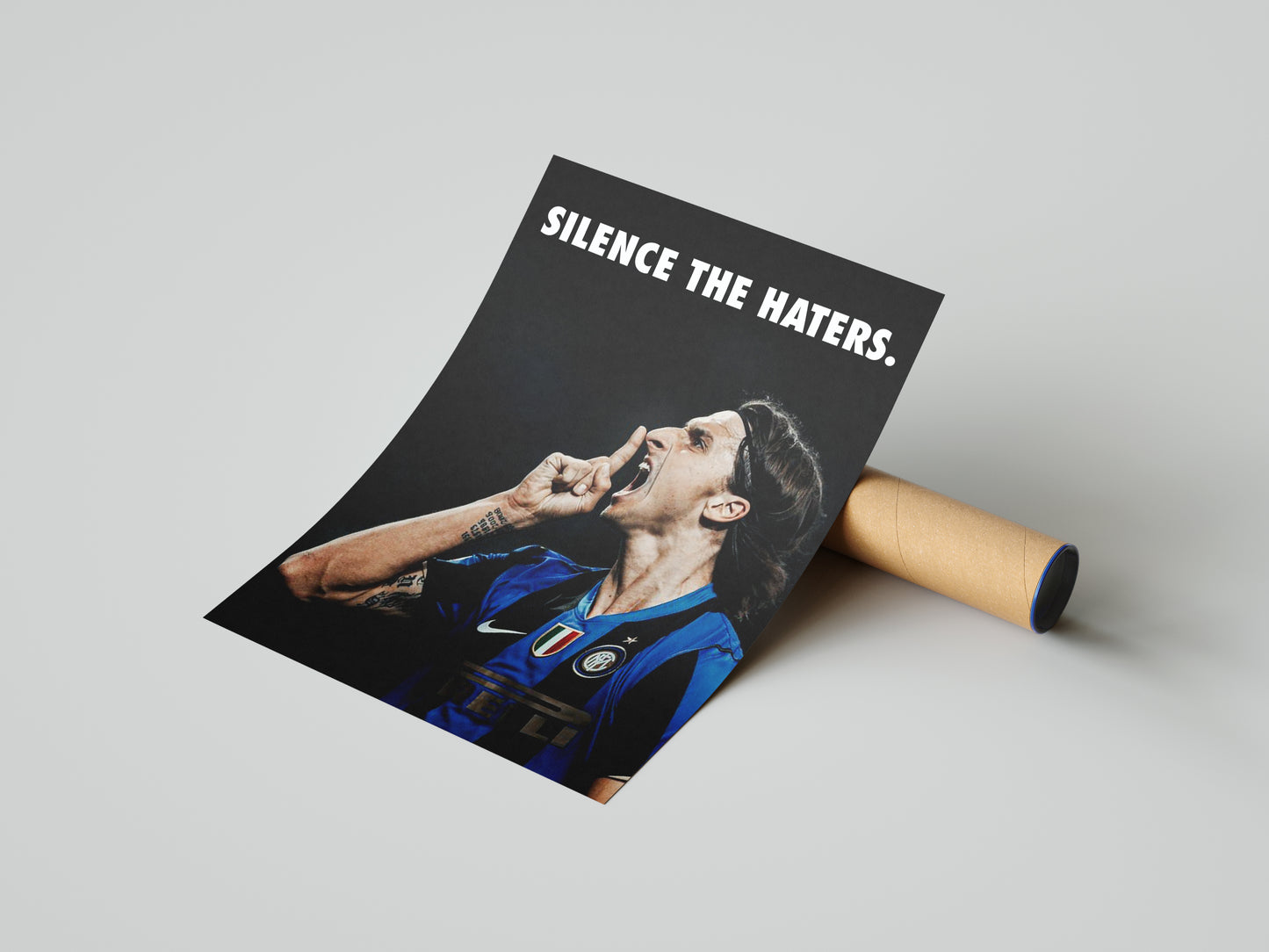 Zlatan Ibrahimovic "Silence The Haters" Poster