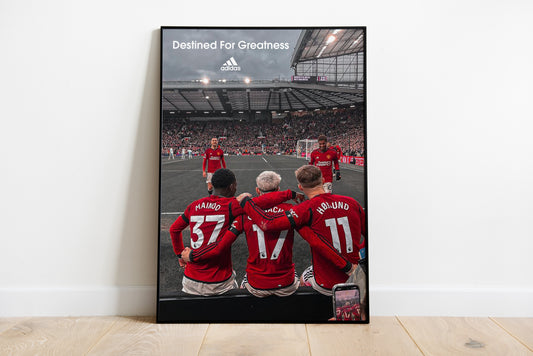 Man United "Destined For Greatness" Poster