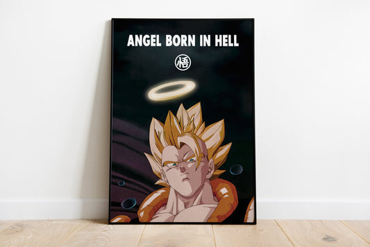 Gogeta "Angel Born In Hell" Poster