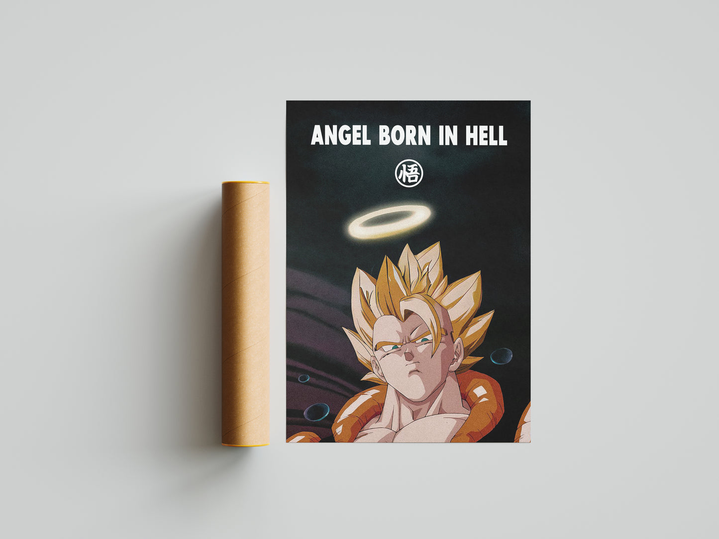 Gogeta "Angel Born In Hell" Poster