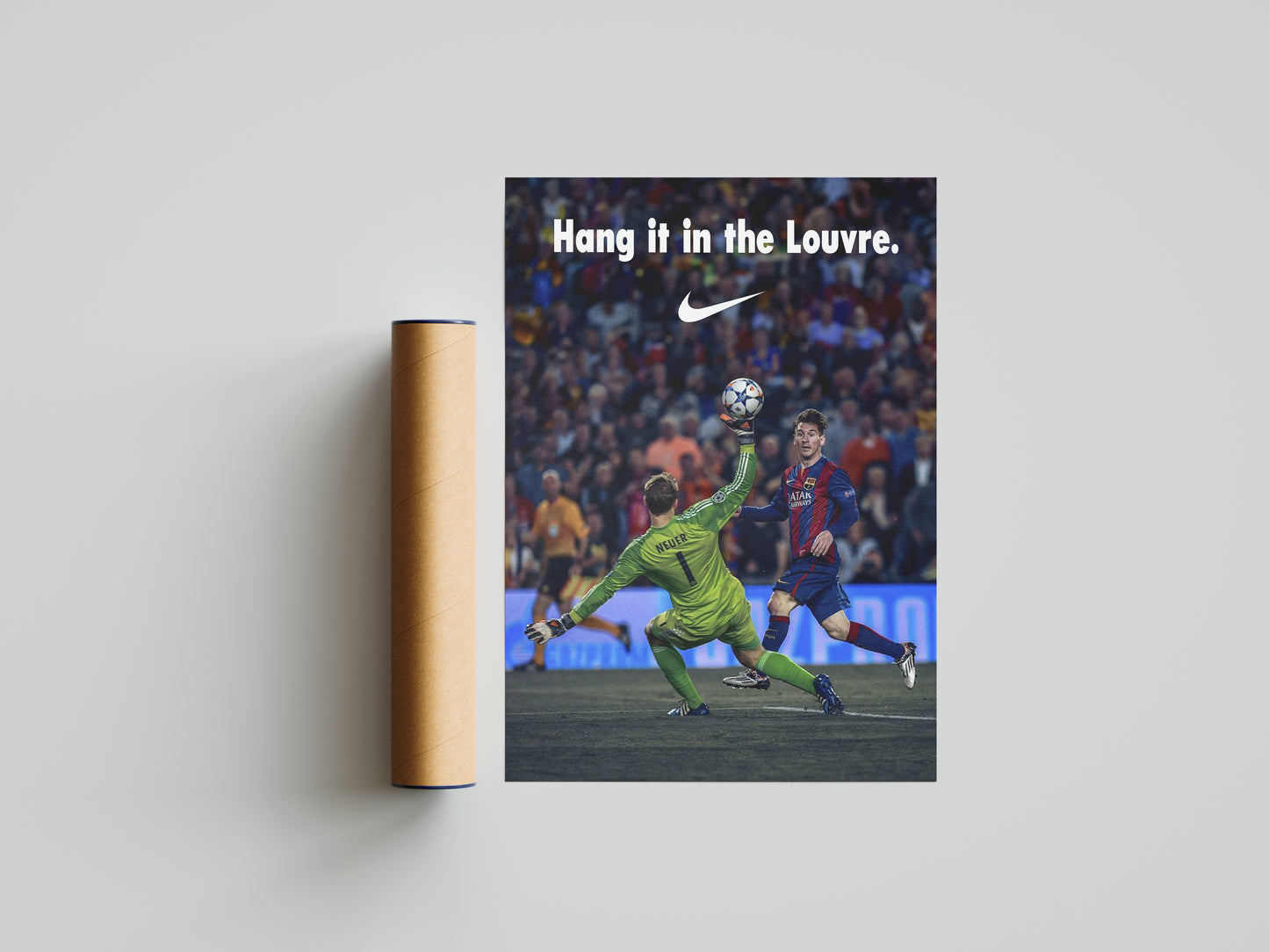 Lionel Messi "Hang it in the Louvre" Poster