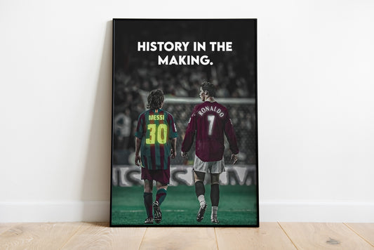 Messi & Ronaldo Poster