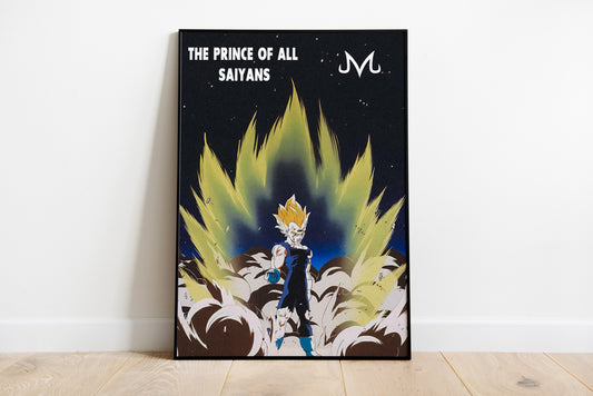 Majin Vegeta Poster