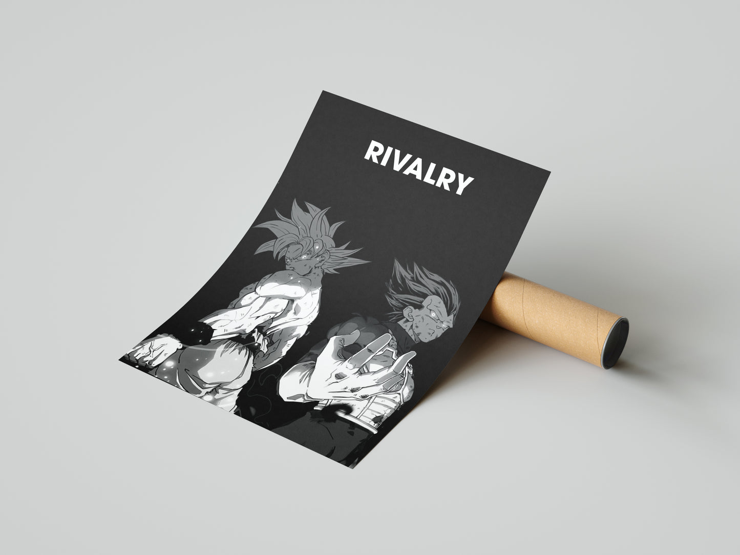 Goku x Vegeta "Rivalry" Poster