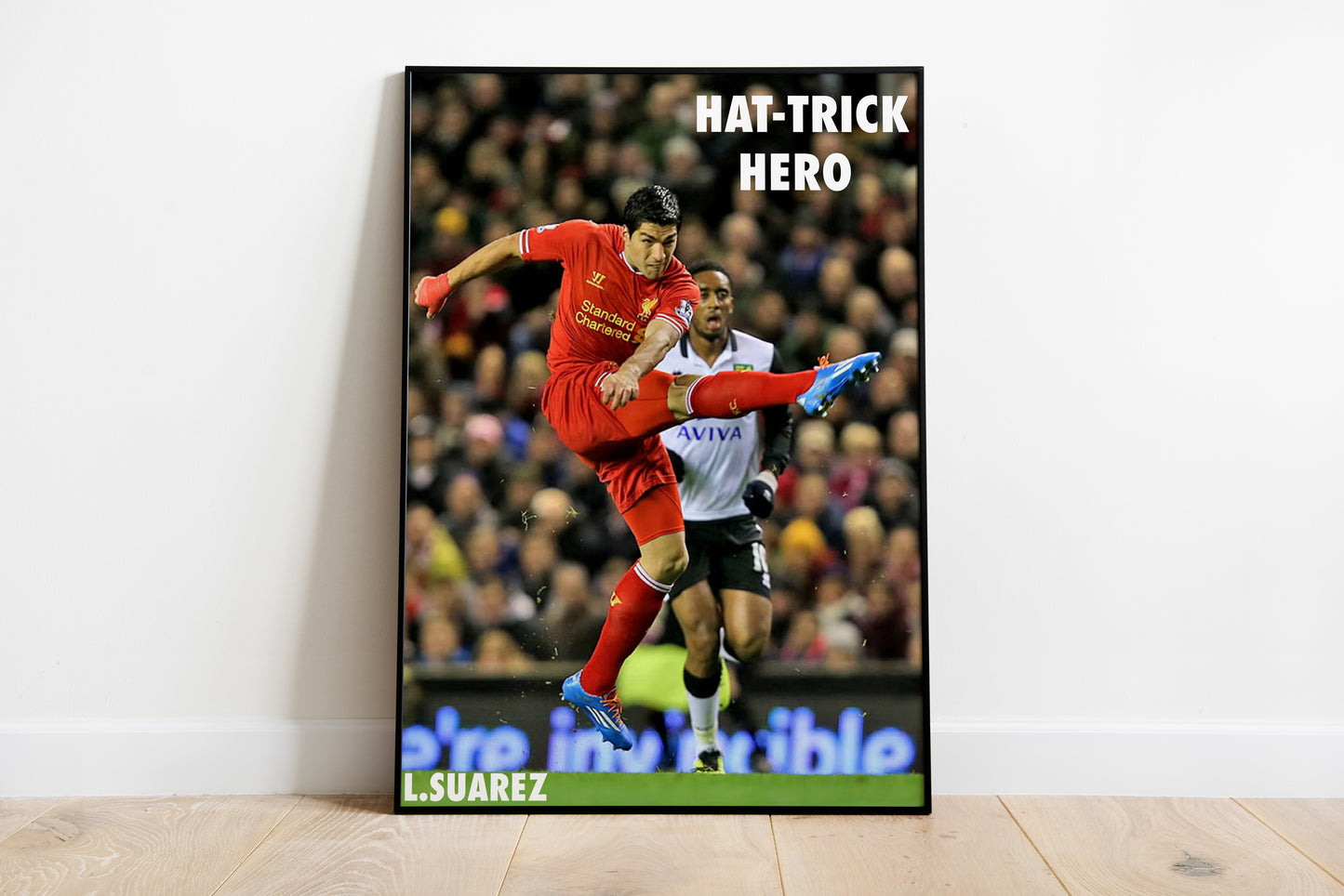 Suarez "Hattrick Hero" Poster