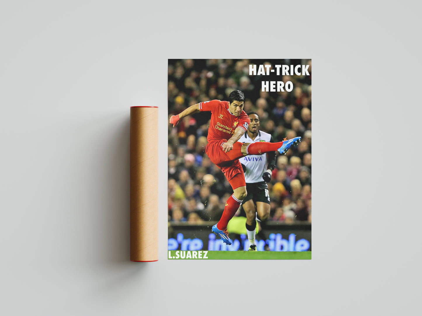 Suarez "Hattrick Hero" Poster